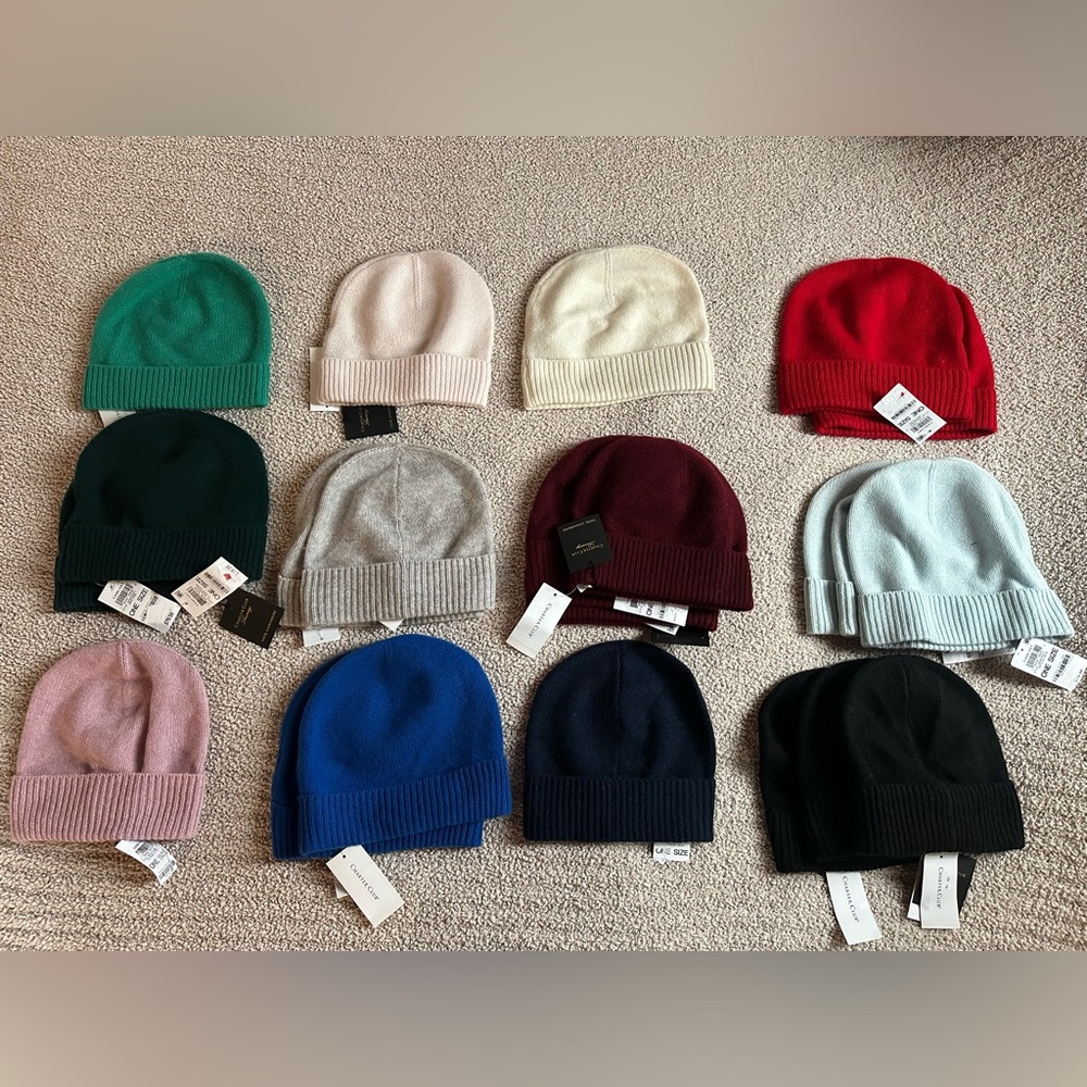 Charter Club 100% Cashmere Cuffed Beanie- One Size DIFFERENT COLORS PRICE FIRMMM